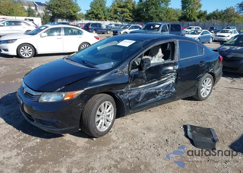 2012 Honda Civic Ex z USA, uszkodzony, nr VIN 19XFB2F83CE343300